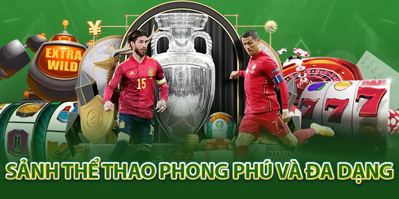 Sảnh thể thao phong phú và đa dạng